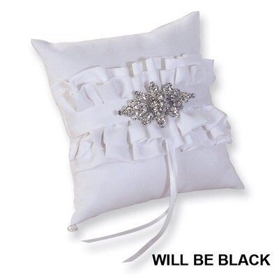 Black Isabella Ring Pillow GM4008