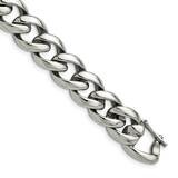 Link 8.25 Inch Bracelet Stainless Steel Polished SRB982-8.25 by Chisel, MPN: SRB982-8.25, 886774750…