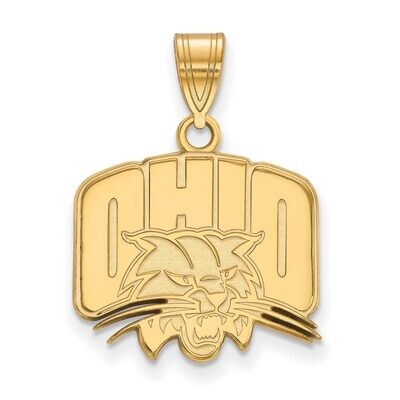 Ohio University Medium Pendant Gold-plated Silver GP003OU, MPN: GP003OU, 886774896007