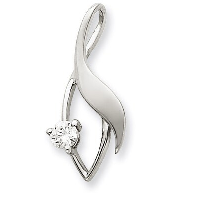 Diamond Slide Mounting 14k White Gold XSW402, MPN: XSW402,