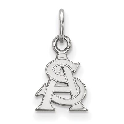 Arizona State University x-Small Pendant 10k White Gold 1W024AZS, MPN: 1W024AZS, 886774783574