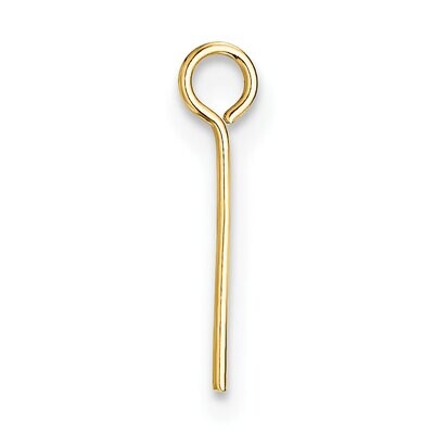 Eyepin 14k Yellow Gold YG2469, MPN: YG2469,
