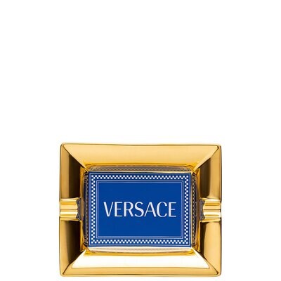 Versace Medusa Rhapsody Blue Ashtray 6 1/4 Inch, MPN: 14269-403672-27236, 790955110311