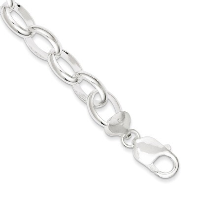 7.5 Inch Rolo Bracelet Sterling Silver QG1536-7.5, MPN: QG1536-7.5, 883957947679