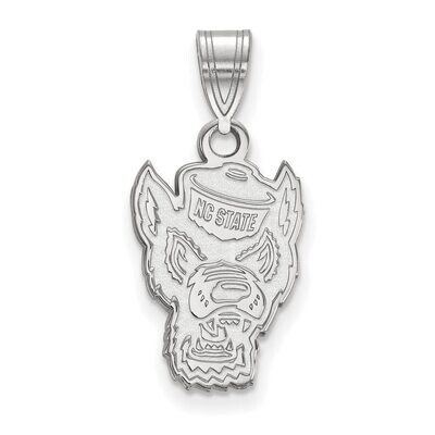 North Carolina State University Medium Pendant 14k White Gold 4W045NCS, MPN: 4W045NCS, 886774849188