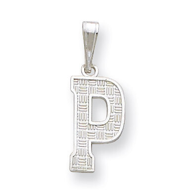 Initial P Charm Sterling Silver QC2762P, MPN: QC2762P, 883957906652