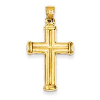 Hollow Cross Pendant 14k Gold C3657, MPN: C3657, 883957898247