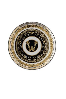 Versace Virtus Alphabet W Bread &amp; Butter Plate 6 2/3 Inch, MPN: 19335-403753-10217, 790955173996