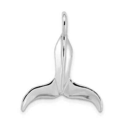 Polished Whale Tail Charm 14k White Gold 3-D K7729W, MPN: K7729W, 196904083734