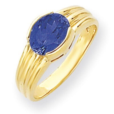 Tanzanite Ring 14k Gold 8x6mm Oval Y4473T, MPN: Y4473T, 883957390413