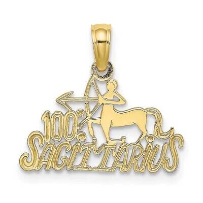 100% Sagittarius Charm 10k Gold 10D4062, MPN: 10D4062,