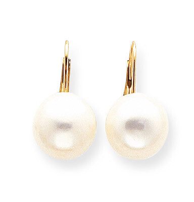 14k Gold10mm-11mm Cultured Pearl White Button Earrings 14k Gold XLB159BL, MPN: XLB159BL, 8154790166…