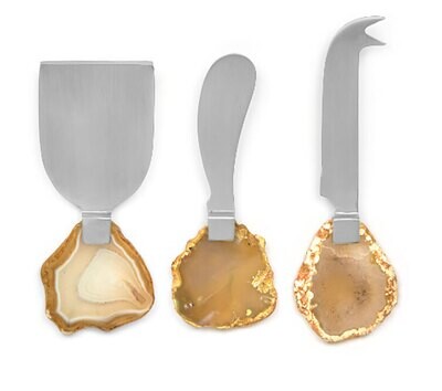 Tizo 3 Piece King Cheese Set Agate Stone 1849/CHE, MPN: 1849/CHE,