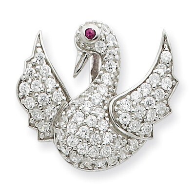 CZ Pendant Sterling Silver QP923