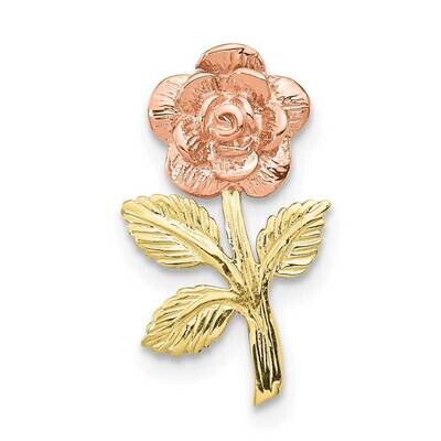 Rose Yellow Gold Rose Flower Slide 10k Gold 10K1806, MPN: 10K1806, 63721818712