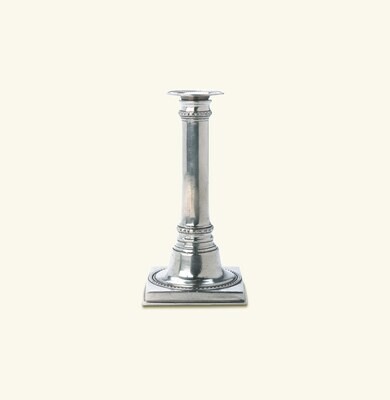 Match Pewter Square Based Candlestick 1014, MPN: 1014,