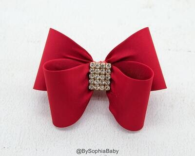 Red Bow Red Bow Hair Clip Bow Hair Clip Toddler Red Hair Clip Girls Bow Hair Clip Big Bow Hair Clip…