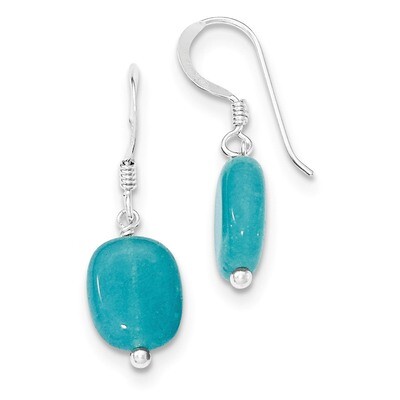 Aquamarine Earrings Sterling Silver QE9724, MPN: QE9724, 883957559629