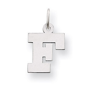 Small Block Initial F Charm 14k White Gold YC665F, MPN: YC665F, 883957973012
