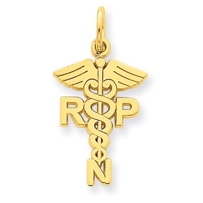 Registered Nurse Practitioner Charm 14k Gold C1787, MPN: C1787, 883957856117