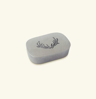 Match Pewter Simple Covered Box Engraved 1288.5, MPN: 1288.5,