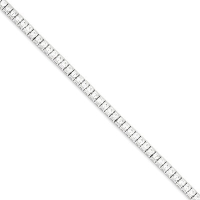 Bracelet Sterling Silver Rhodium-plated Diamond QX813CZ, MPN: QX813CZ, 883957492261