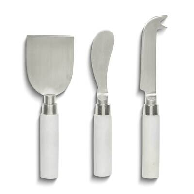 White Marble Three Piece Cheese Tool Set GM25957, MPN: GM25957,
