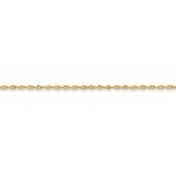 2.0mm Diamond-cut Extra-Light Rope Chain 18 Inch 14k Gold EXL016-18, MPN: EXL016-18, 886774398686