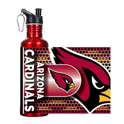 NFL Cardinals Red 360 Wrap Stainless 26Oz Water Bottle GC3719