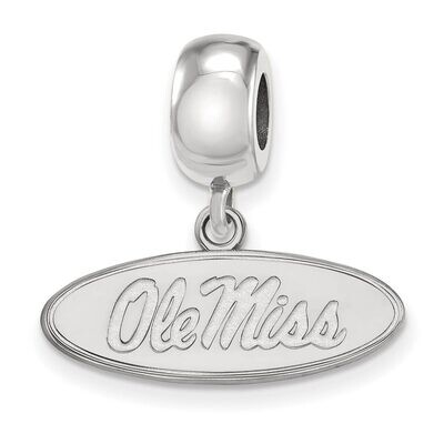 University of Missisippi Bead Charm Small Dangle Sterling Silver SS036UMS, MPN: SS036UMS, 886774712…