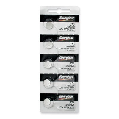 Energizer Watch Batteries Package of 5 WB373, MPN: WB373, 39800088864