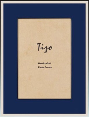 Tizo Shine On Blue Wood Picture Frame 4 x 6 Inch, MPN: NC265BL46,