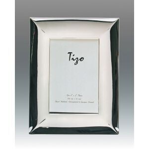 Tizo Classic Wide 3 x 3 Inch Square Silver Plated Picture Frame, MPN: 1415-33,