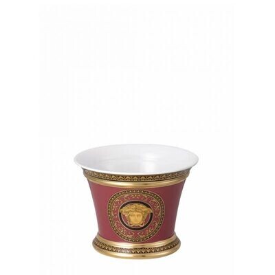 Versace Medusa Red Flower Pot Porcelain 7 1/3 X 5 3/4 inch, MPN: 14096-102721-27313, 790955197596
