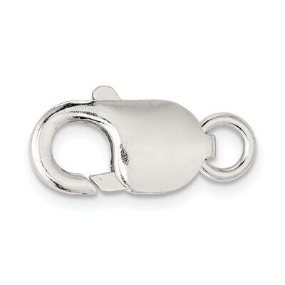 Standard Weight 16.3 x 8mm Lobster with Jump Ring Clasp Sterling Silver SS3379, MPN: SS3379,
