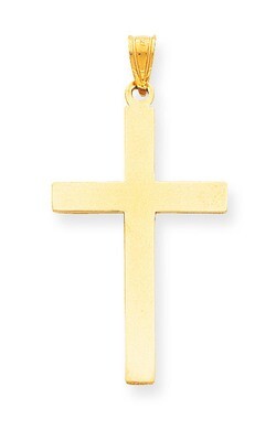 Cross Pendant 14k Gold Polished XR104, MPN: XR104, 886774131092