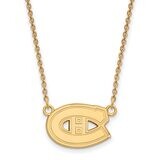 Montreal Canadiens Small Pendant with Chain Necklace 14k Yellow Gold 4Y013CAN-18, MPN: 4Y013CAN-18,…