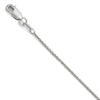 Leslie&#39;s Round Cable Chain 18 Inch - 14k White Gold HB-4072-18, MPN: 4072-18, 886774965192