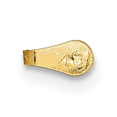 Solder Flush Endcap Setting 18k Yellow Gold 8Y2064, MPN: 8Y2064,