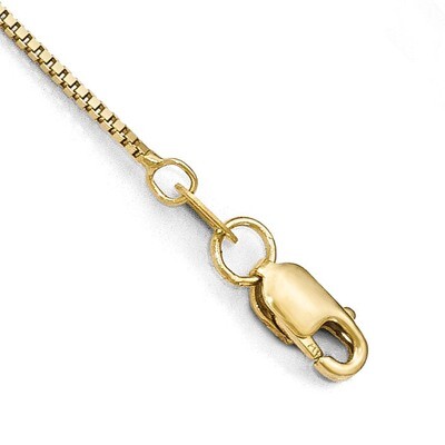 Leslie&#39;s .8 mm Box Chain 16 Inch 10k Gold HB-5260-16, MPN: 5260-16, 886774544144