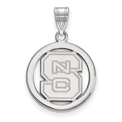 North Carolina State University Sm Pendant in Circle Sterling Silver SS033NCS, MPN: SS033NCS, 88677…