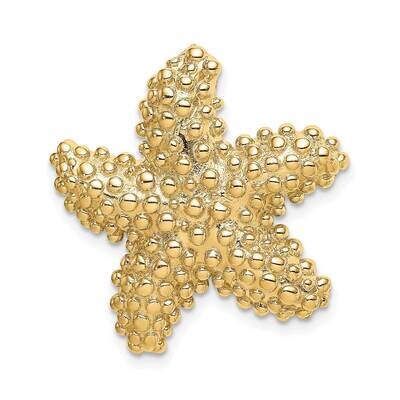Beaded Starfish Slide 14k Gold SL588, MPN: SL588, 637218018703
