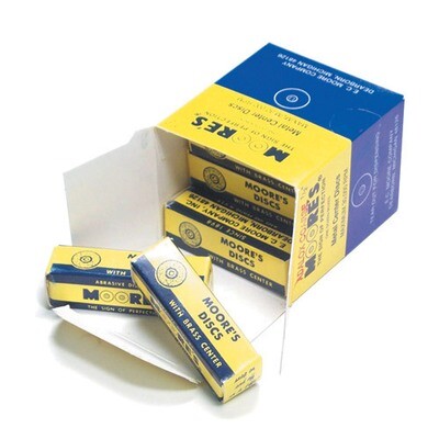 Fine Grit 7/8 Moores Sanding Disc Package of 50 JT585, MPN: JT585,