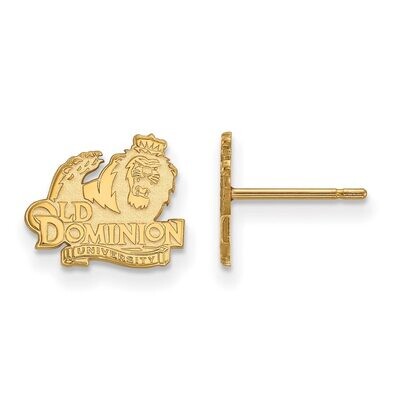 Old Dominion University x-Small Post Earring 14k Yellow Gold 4Y007ODU, MPN: 4Y007ODU, 886774866192
