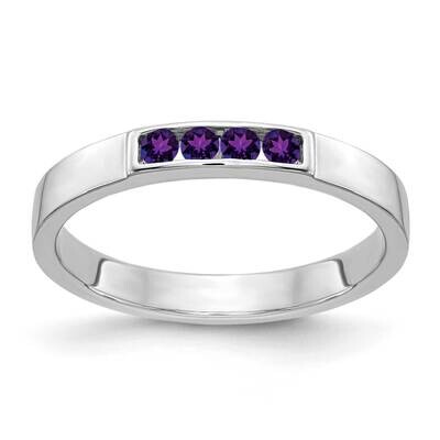 Amethyst Ring 14k White Gold RM4325-AM-W, MPN: RM4325-AM-W, 883957312392
