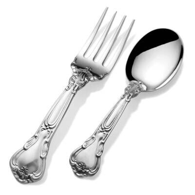 Gorham Chantilly 2-Piece Baby Flatware Set Sterling Silver GM19842, MPN: GM19842, 70357075204