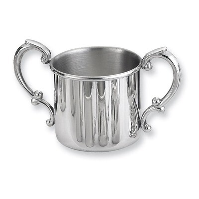 Pewter Double Handle Baby Cup GP8919, MPN: GP8919, 781642003979