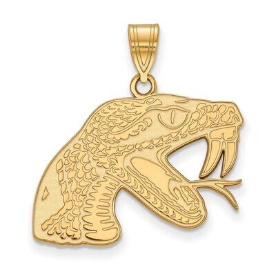 Florida A&amp;M University Large Pendant Gold-plated Silver GP004FAM, MPN: GP004FAM, 886774898131