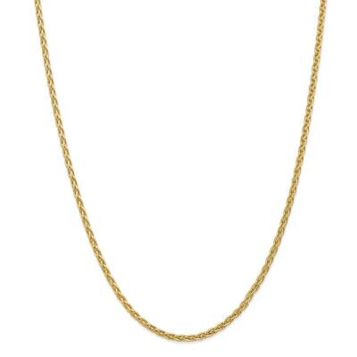 3mm Parisian Wheat Chain 26 Inch 14k Gold PEN22-26, MPN: PEN22-26, 883957172019