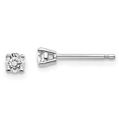 1/4ctw Certified VS/SI D E F Lab Grown Diamond 4-Prong Earrings 14k White Gold EM1006-025C-WLD, MPN…